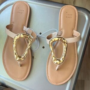 Metal Gold sandals